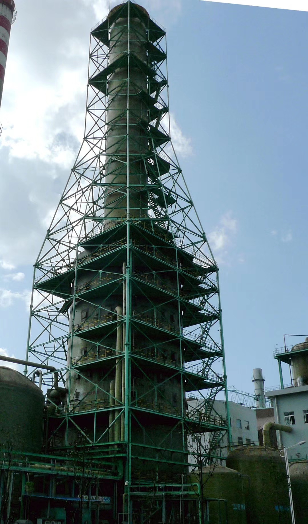 敦煌濕法玻璃鋼脫硫塔工程施工廠家-加工安裝定做